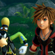 Goofy and Sora preparing to throw down against some baddies.